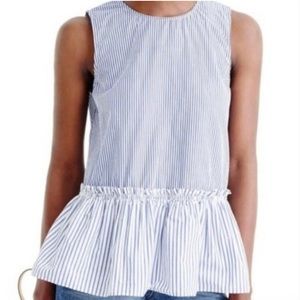 J Crew Peplum Top